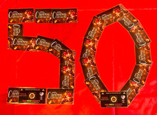 x50 Gold MERRY CHRISTMAS ACB 1/4GRAIN RAW NUGGET Placer gold with Certificate