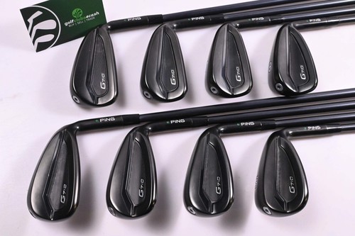 Ping G710 Irons / 5-PW+GW+SW / Green Dot / Regular Flex Ping Alta CB AWT Shafts - Picture 2 of 7