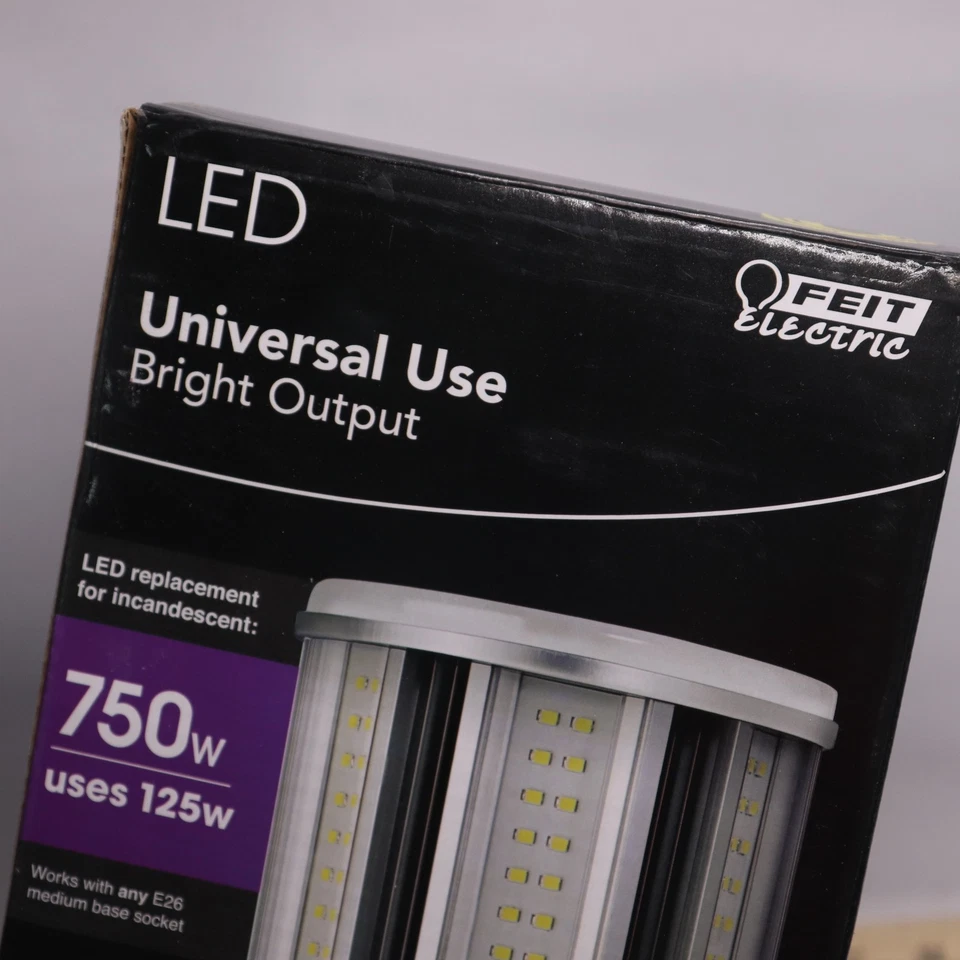 Feit Electric LED Corn Cob Light Bulb 400W Equal 15000LM 5000K Daylight 125W - Image 3 of 4