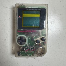 Nintendo Game Boy DMG-01 Clear 2.6" Screen Handheld Game Console - For Parts