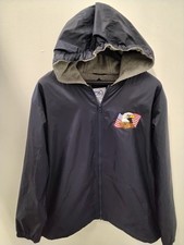 PATRIOTIC JACKET HOODED WINDBREAKER NAVY AMERICA YOUTH XL SEMIQUINCENTENNIAL