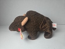 1998 Ty Beanie Baby ROAM The Buffalo Bison Stuffed Animal Plush Toy New With Tag