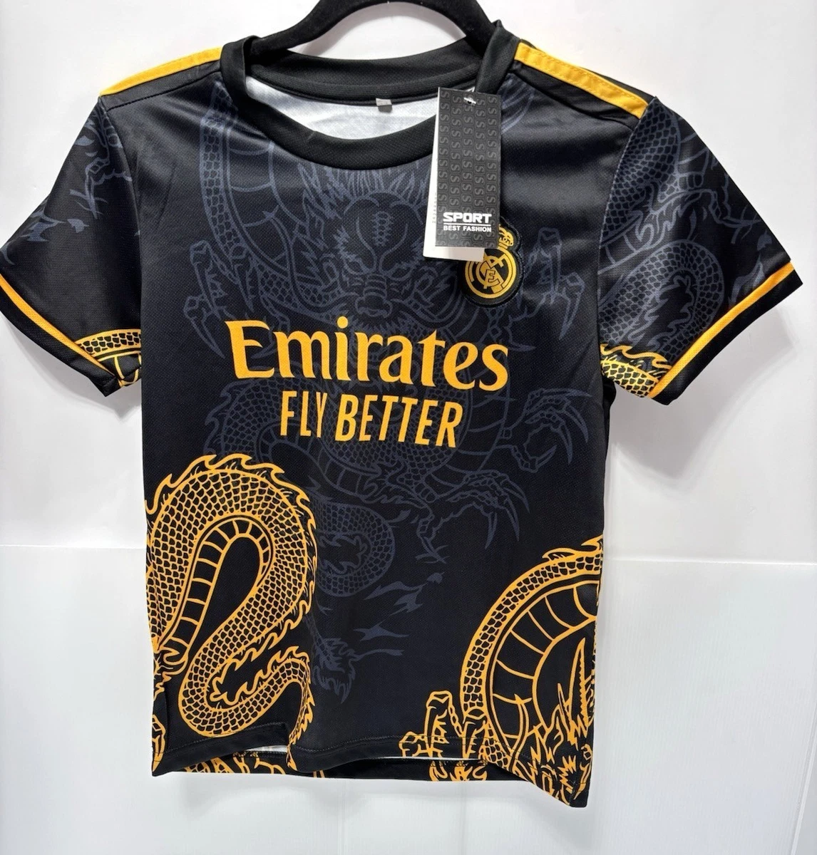 Real Madrid Black International Club Soccer Fan Shirts for sale | eBay