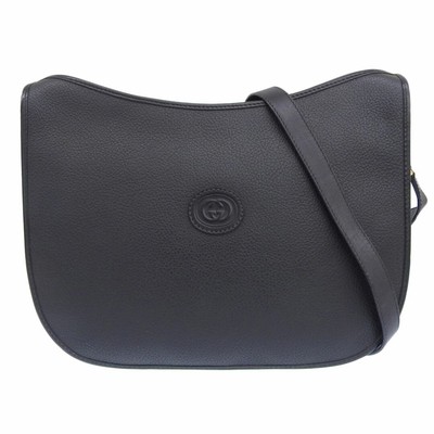 Gucci Interlocking G Leder Umhängetasche Schwarz Gebraucht Top Zustand Von J