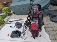 Men's Full Right-Handed Golf Set Including Trolley.Shoes Balls. Extra Clubs Ect