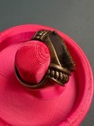 Vintage FD 925  Druzy Quartz Ring Size 9 Statement 9G — photo 5