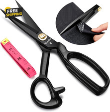 Fabric Scissors Professional, 8" Heavy Duty Sewing Scissor for Fabric Cutting