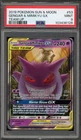 Pokemon Gengar & Mimikyu GX Team Up Holo Ultra Rare #53 PSA 9 Mint