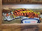 VINTAGE ESSO PORCELAIN SIGN RARE OLD GAS PUMP PLATE SERVICE STATION TIGER EXTRA