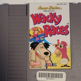 Wacky Races (NES, 1992) Rental Box, Manual, & Game Only Authentic NO REG CARD