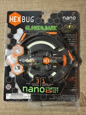 Roboter Toybots Habitat Starter Set Glow in The Dark Nano Mini HEXBUG