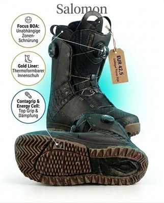 Salomon Snowboard Boots I Dialogue Focus BOA I Dual BOA I Gr. 42,5 I 27,5 cm 