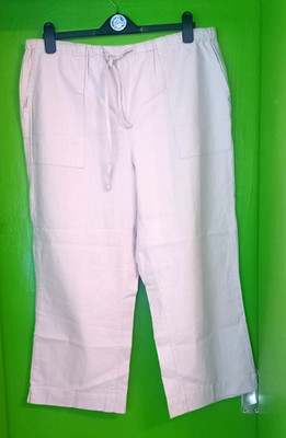 Damen Hose Beige mit Taschen von Eddie Bauer Größe L