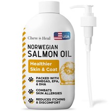 Salmon Oil for Dogs and Cats, 32 oz - Omega-Rich Supplement Healthy 32