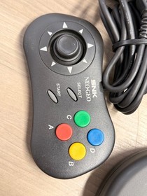 SNK Neo Geo CD Console Tested & Working 2 Controllers AV Cables Power Adapter