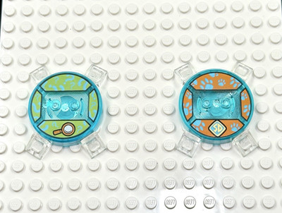 LEGO Dimensions Toy (2) pc Base Disc Tag Only Lot - Scooby-Doo - Shaggy