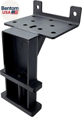 Winch Hitch Mount, Winch Mounting Plate for 2''X4'' Stake Pocket, Heavy Duty Unive