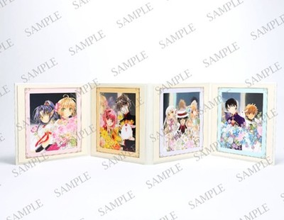 CLAMP Exhibition Clear Sheet Set Assura Sakura Hokuto Kaito 16.5cm Bundle