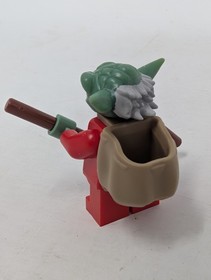 LEGO Stars Wars Yoda,  Santa Yoda, Backpack Minifigure 2011 Advent sw0358 7958