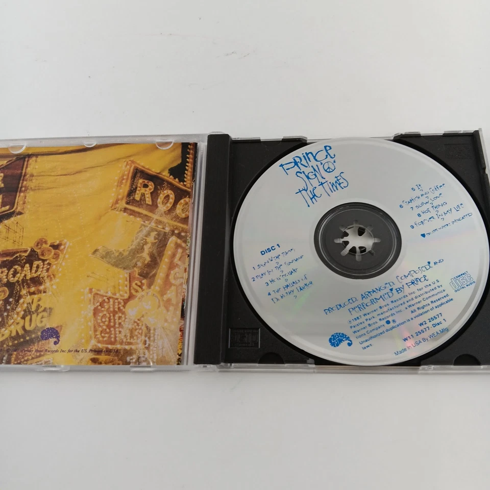 Prince 2 CD Album Sign O' The Times Two Disc Set 1987 Paisley Park USA Warner Foto 3 de 4