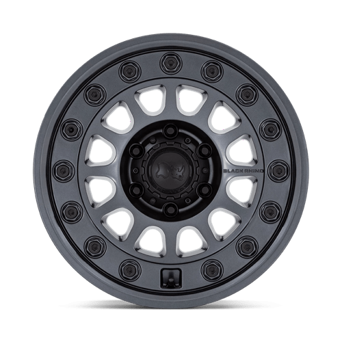 17x8 Black Rhino BR012 Outback Matte Gunmetal Wheel 6x130 (32mm) - Foto 3 di 7