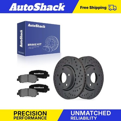 Front Drilled Slotted Brake Rotors Ceramic Pads for Mazda CX-5 2025
