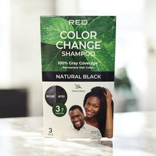 Kiss Quick Cover Color Shampoo - Natural Blac...