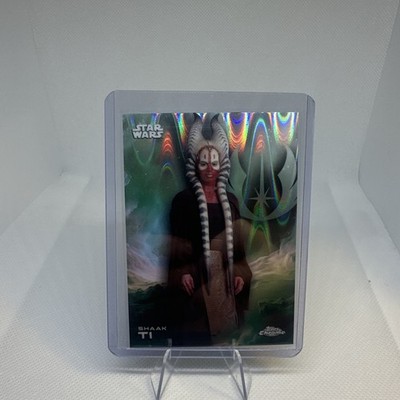 2025 Topps Chrome Star Wars - RayWave Refractor - #165 Shaak Ti