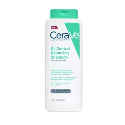 CeraVe Oil Control Balancing Shampoo Clarifying Shampoo 12 oz