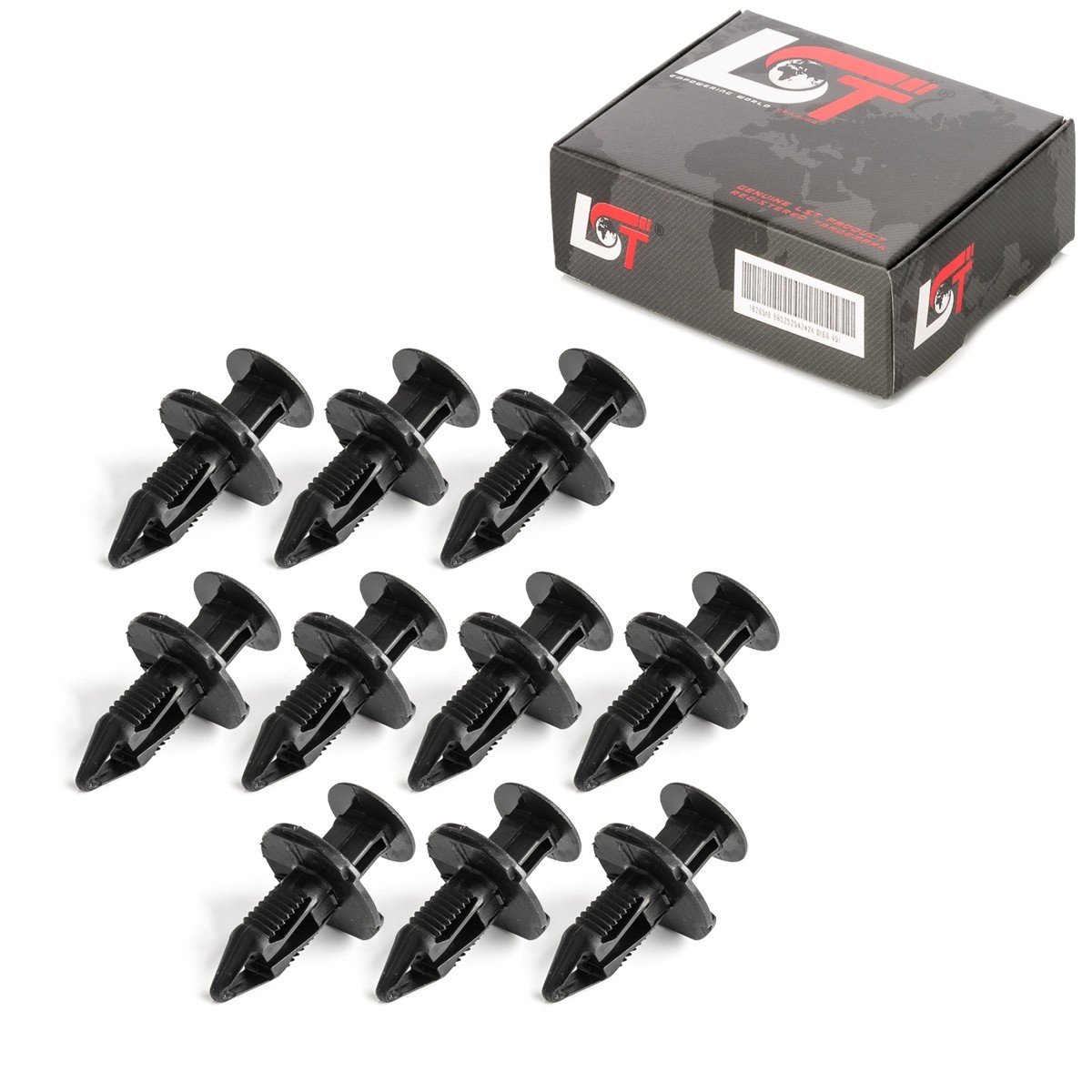 10x A- B-pillar trim fastening clips interior for Fiat 500 312