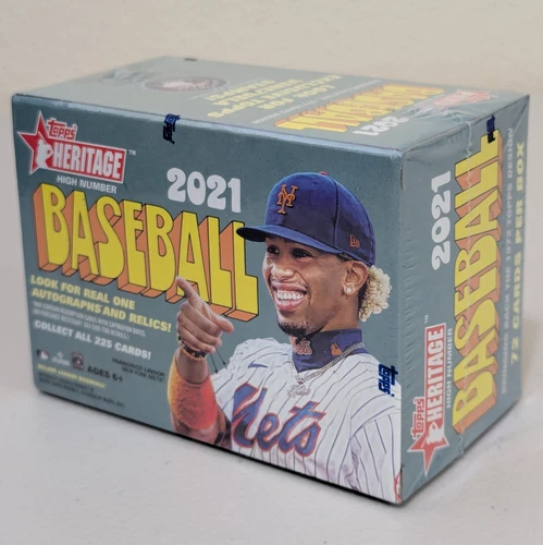 2021 Topps Heritage: High Number Baseball Cards Blaster, Factory Sealed, 72 Card