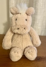 Jellycat Small Honey Bashful Palomino Pony - New Without Carboard Tags - Retired
