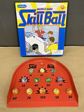 Vintage Schylling Marble Game Skill Ball Complete with Marbles
