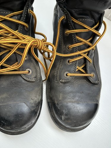 Stivali da lavoro DANNER 14222 Gritstone 8" impermeabili in pelle nera US MENS 13 D - Foto 3 di 18