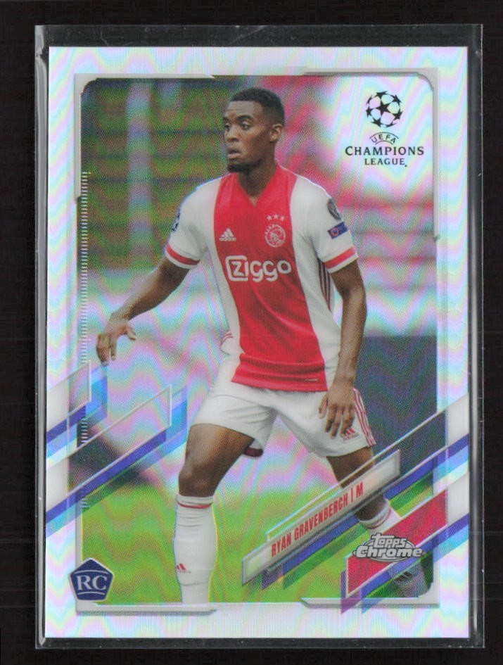 2020-21 Topps Chrome UEFA Champions League #98 Ryan Gravenberch Refractor (F)