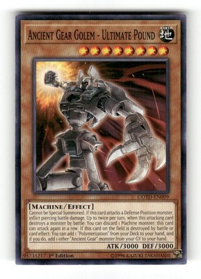 Ancient Gear Golem Ultimate Pound COTDEN099 Code of the Duelist YuGiOh 1st Ed NM