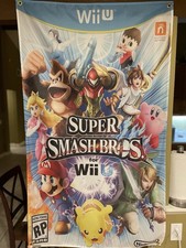 Super Smash Bros. 5ft Flag Nintendo Wii U 2014 Banner Poster
