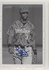 2018 Heritage Minor League Edition 1969 Topps Deckle Edge Leody Taveras #6 3d5