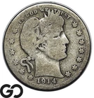 1914-S Barber Quarter, Better San Francisco Date