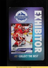 2023 Sports Card & Memorabilia Expo Badges Dustin Wolf Connor Bedard READ 0c3