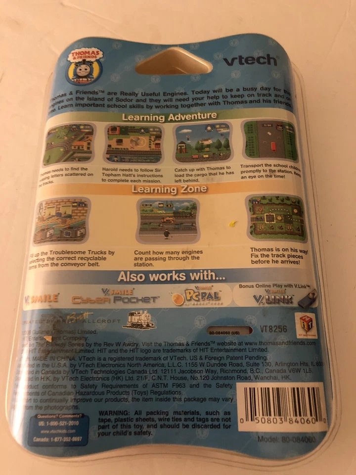 V Tech V.Smile Motion Learning System Thomas Engines Working Together Game  - Image 2 of 3