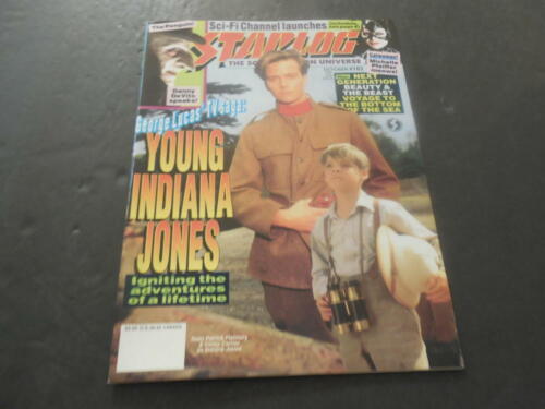 Starlog  #183 Oct 1992 Young Indiana Jones, Beaty and The Beast      ID:33736 - Picture 1 of 3