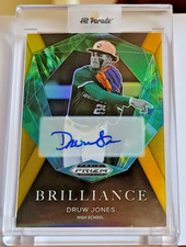 DRUW JONES  2022 Panini Prizm Draft Picks  Brilliance - Auto #02/10  High School