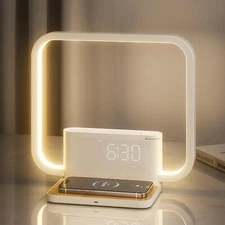 Sunrise Alarm Clock for Heavy Sleepers,Touch Lamps for Nightstand with Wirele...