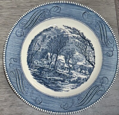 1950's Royal China Currier & Ives 10