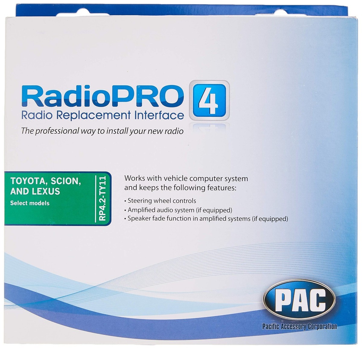 PAC RP4.2-TY11 RadioPRO 4 Radio Replacement Interface select 