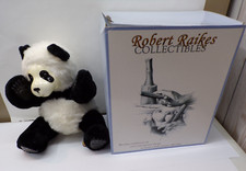 Robert Raikes Panda Masha 413/750 con etiqueta de madera caja original y papeles/certificado de autenticidad