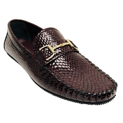 Uomo Vera Pelle Mocassini Guida Scarpe serpente stampato SMART GUCCI  mocassini taglia | eBay