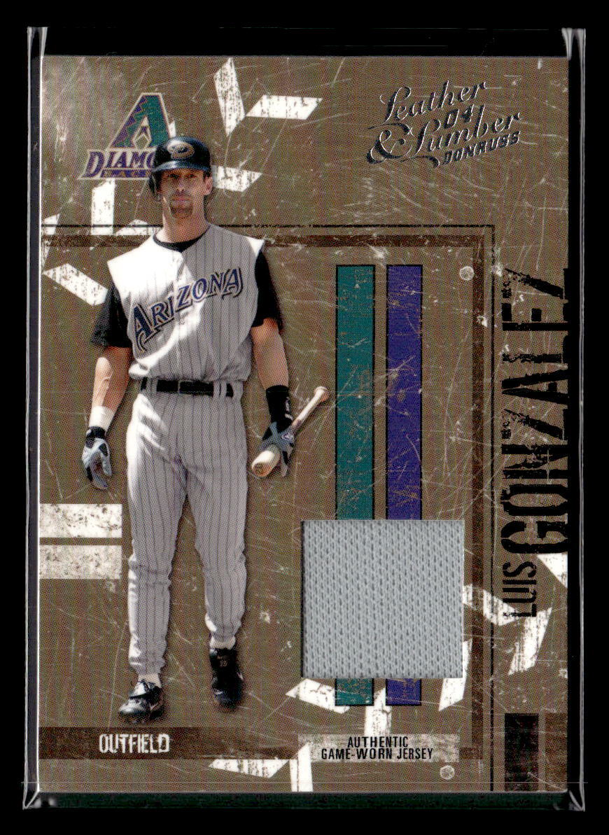 2004 Donruss Leather & Lumber #7 Luis Gonzalez