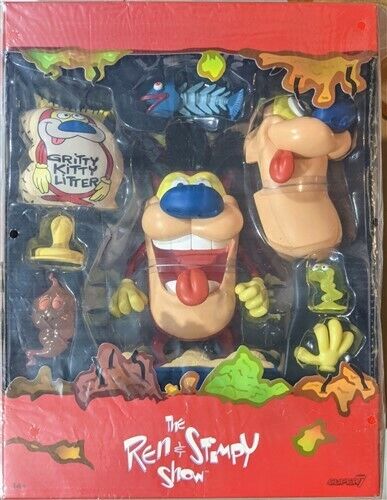 Ren & Stimpy Deluxe 6-Inch Stimpy Action Figure - Super7 | eBay Ren & Stimpy Deluxe 6-Inch Stimpy Action Figure - Super7 | eBay